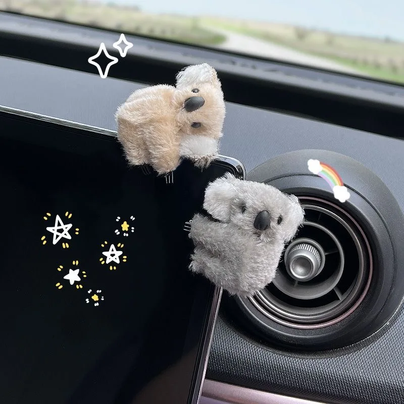 Plush Cute Koala Car Interior  - Tech Car Accessories review and price