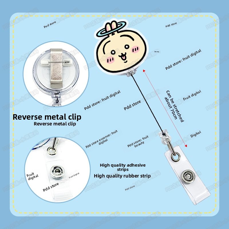 jiyi Retractable Badge Reel Ka - Kawaii Tech Accessories review and price